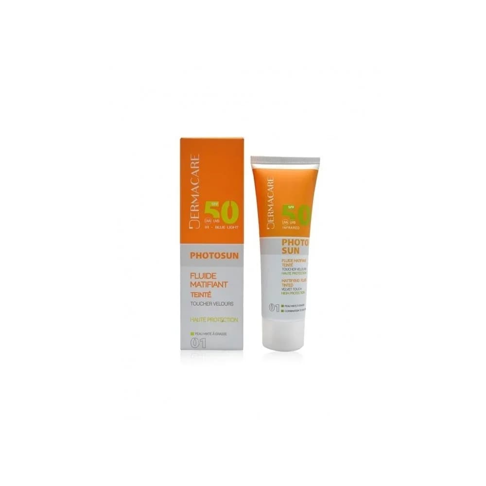 DERMACARE PHOTOSUN FLUIDE TEINTE PMG 01