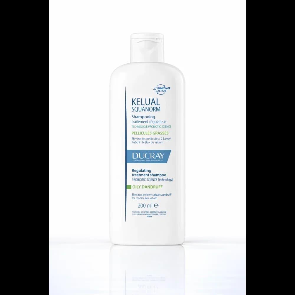 DUCRAY KELUAL SQUANORM PELLICULES  GRASSE SHP 200ML
